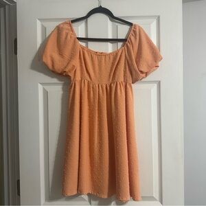 Juniors altered state peach dress size small